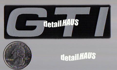 Silver/Chrome GTI Badge