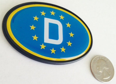 Oval EU Stars D - German Badge