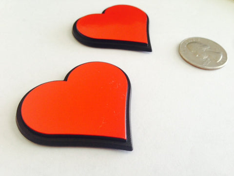 2 Pack of Heart Badges