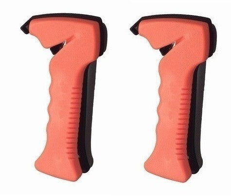 Set of 2 - Racing Safety Hammers - Glass Breaker and Seatbelt Cutter