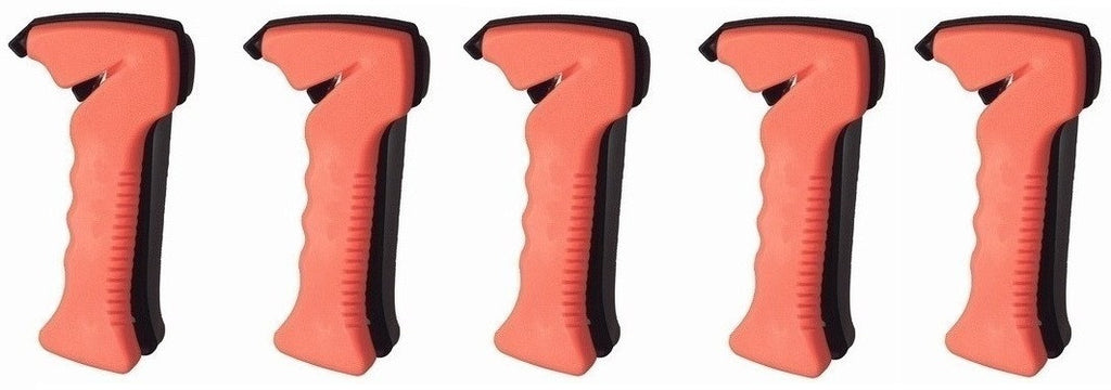 Set of 5 - Racing Safety Hammers - Glass Breaker and Seatbelt Cutter