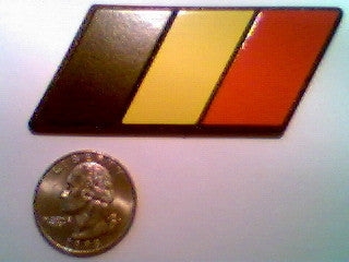 Belgium Flag Racing Euro Badge