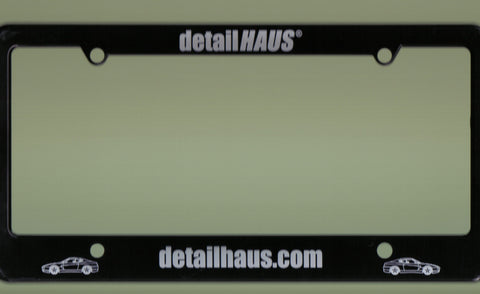 detailHAUS License Plate Frame - Stealth Black