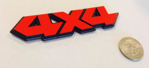 Red 4X4 Badge