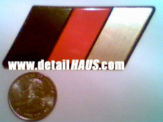 German Flag Racing Euro Badge (BRG - Black, Red, & Gold)