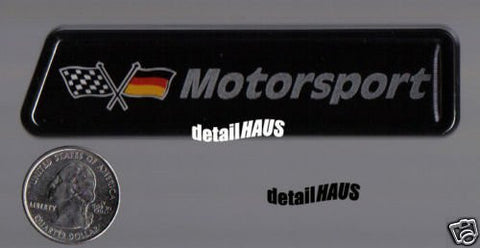 German Motorsport Racing Flag Euro Badge