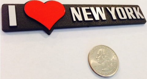 I love New York - Red Heart Badge