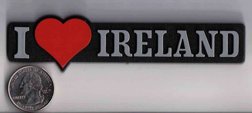 I love Ireland - Red Heart Badge