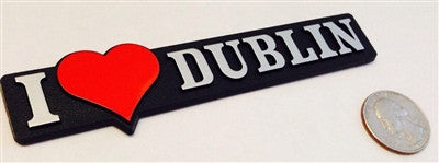 I love Dublin - Red Heart Badge