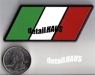Italian Flag Racing Euro Badge