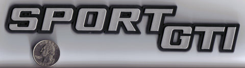 Silver/Chrome Sport GTI Badge